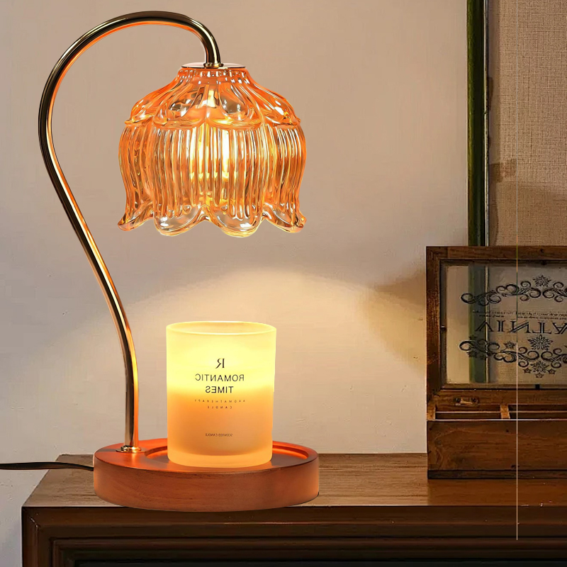 Silk Candle - Candle Warmer Lamp with Timer Dimmable: