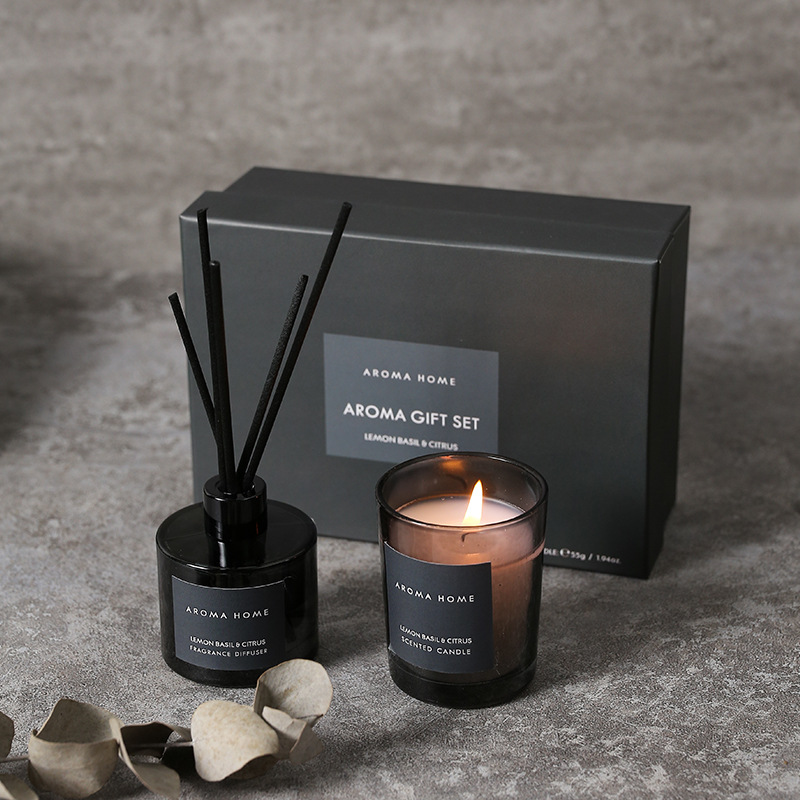 2Pcs Gift Box Set Aromatherapy - Candle Containers review and price