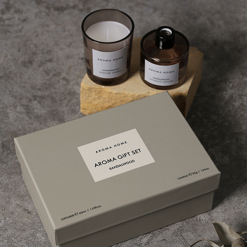 2Pcs Gift Box Set Aromatherapy - Candle Containers review and price