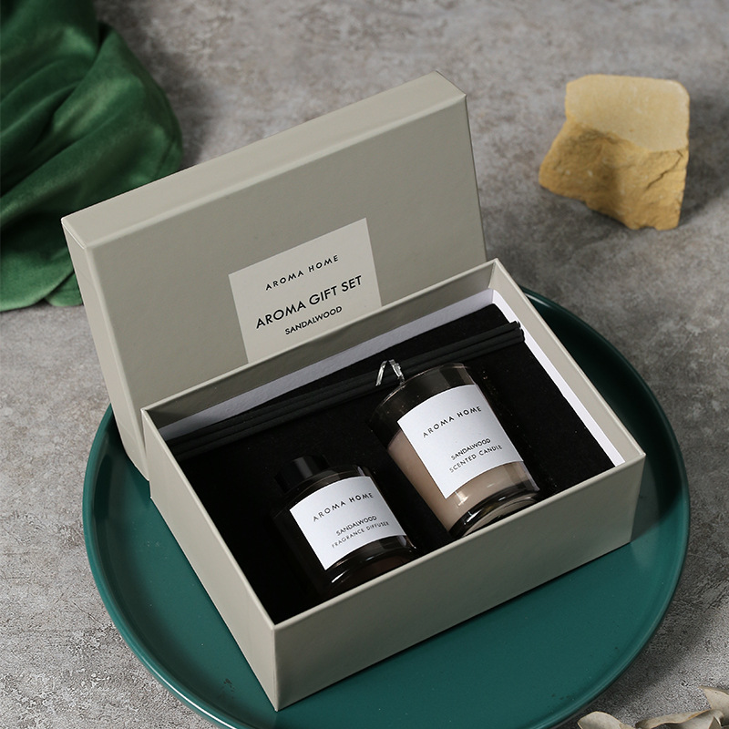 2Pcs Gift Box Set Aromatherapy - Candle Containers review and price