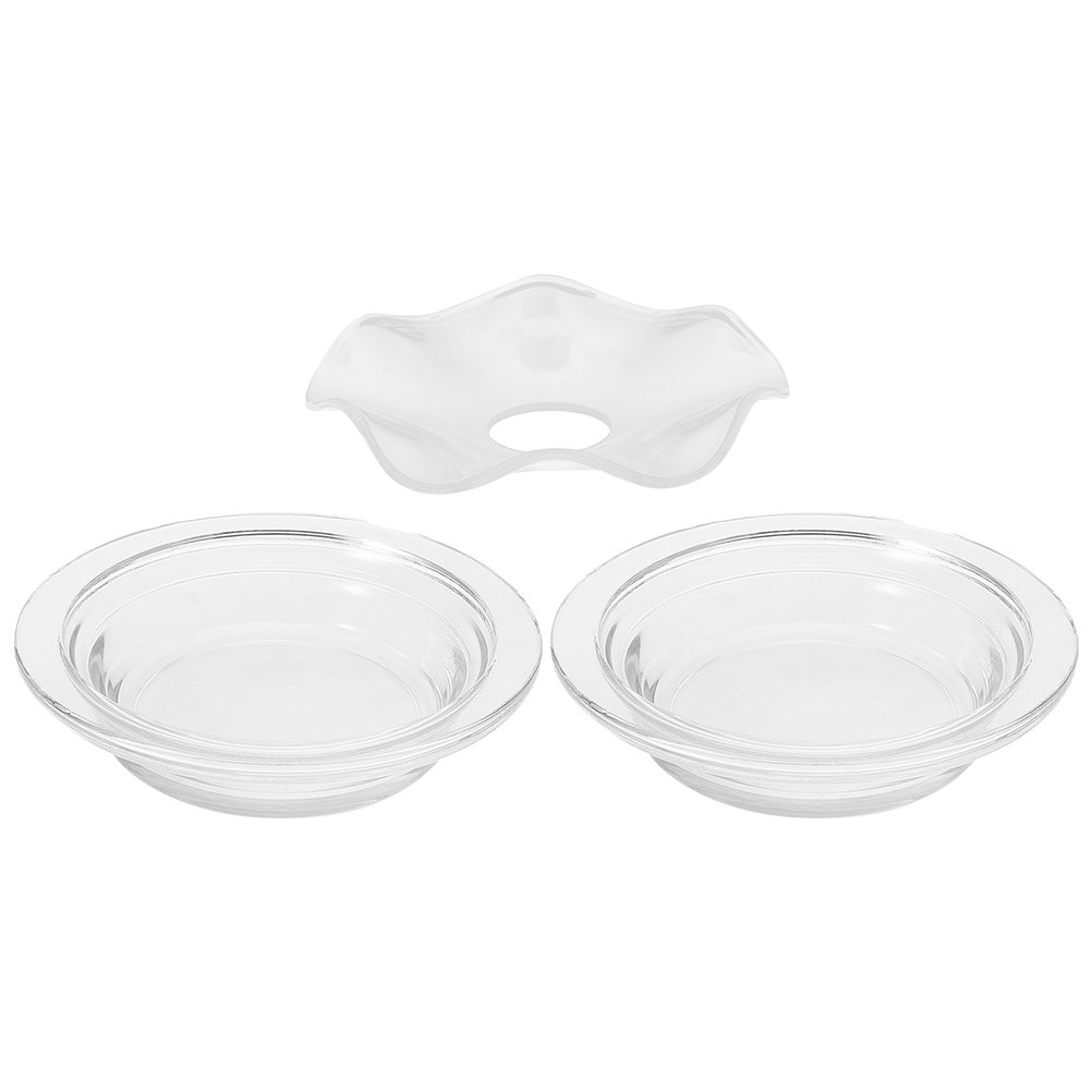 Glass Aromatherapy Dish 3 Pack - Wax Melts review and price