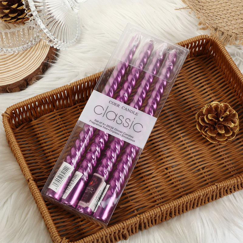 4pcs European-style Long-pole  - Silk Candle review and price