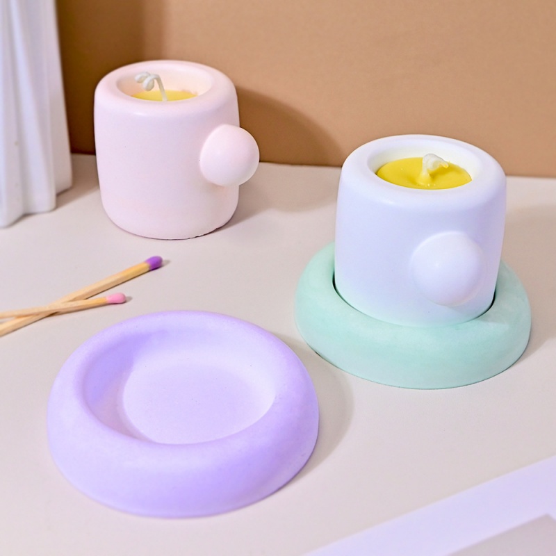 3D Mug With Coaster Silicone M - Candle Containers review and price