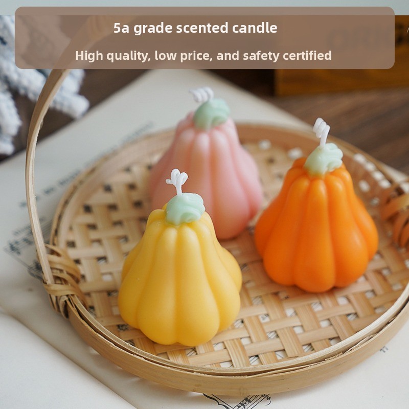 Handmade Halloween Pumpkin Sce - Silk Candle review and price