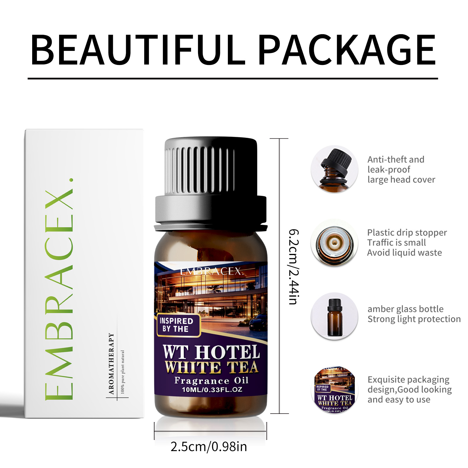 10ml Hotel White Tea Fragrance - Candle Fragrance review and price