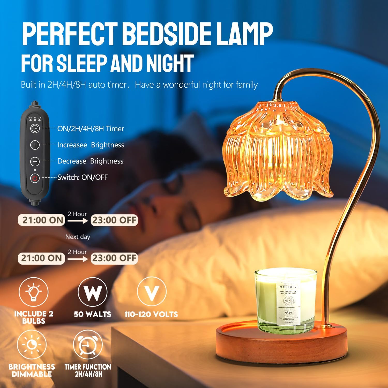 Candle Warmer Lamp with Timer  - Silk Candle review and price