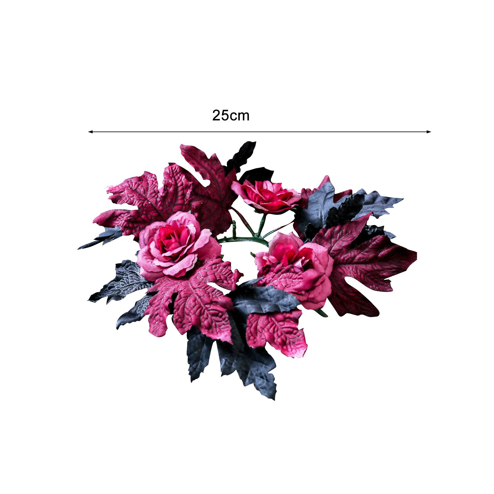 Dark Rose Halloween Wreath Sil - Silk Candle review and price