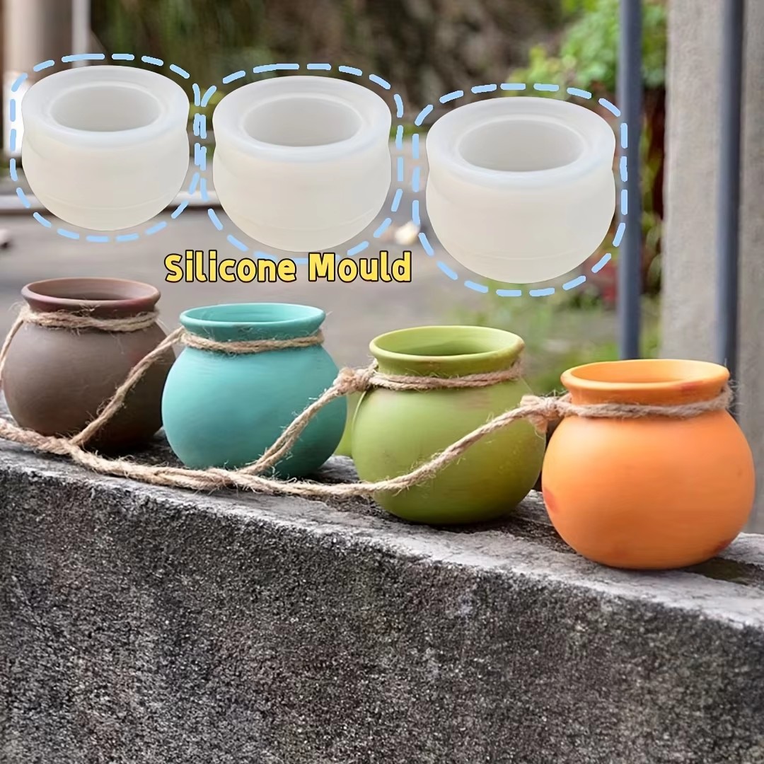 Silicone Flower Pot Molds, Res - Candle Containers review and price