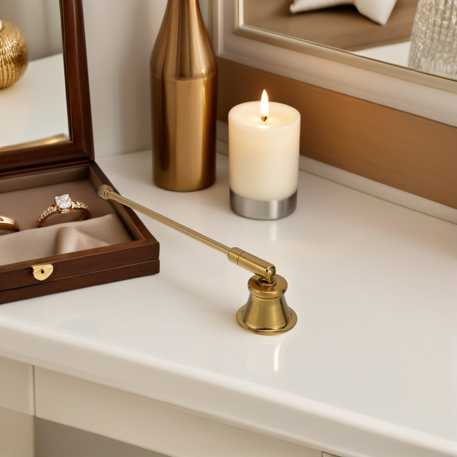 Metal Snuffer Retro Style Long - Candle Wick review and price