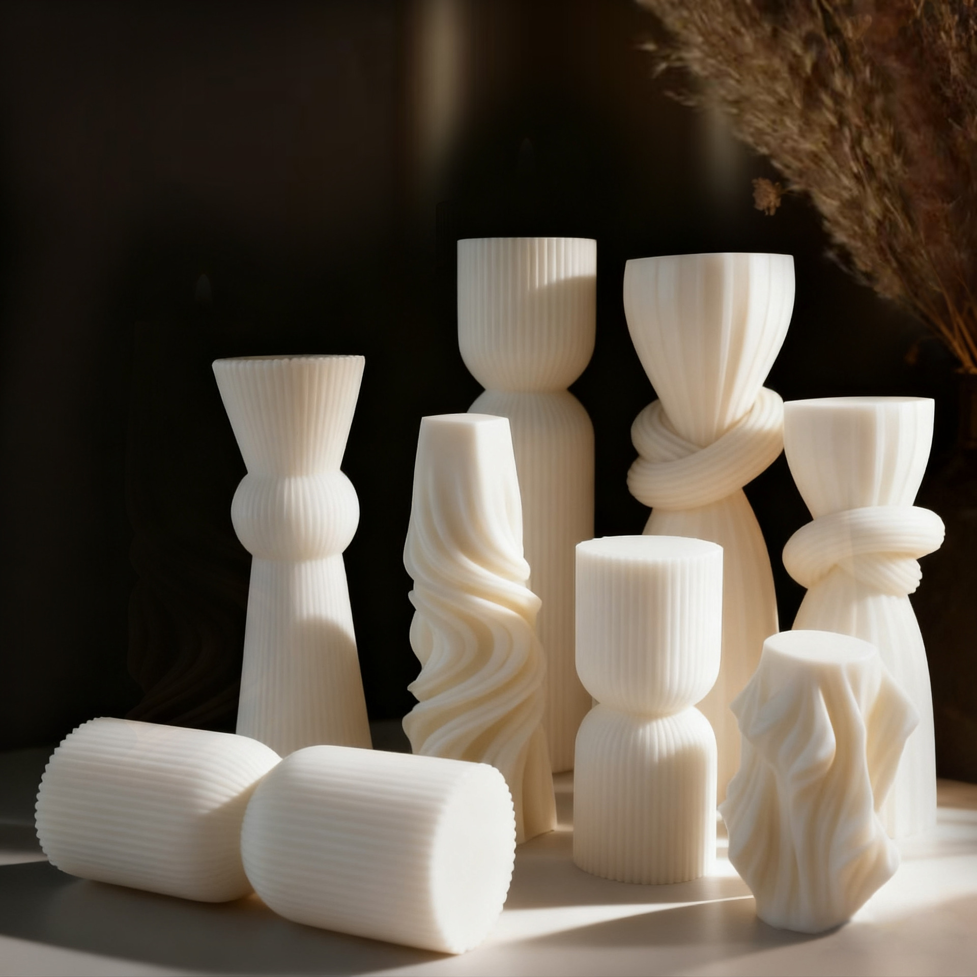 Nordic Minimalist White Scente - Candle Molds review and price