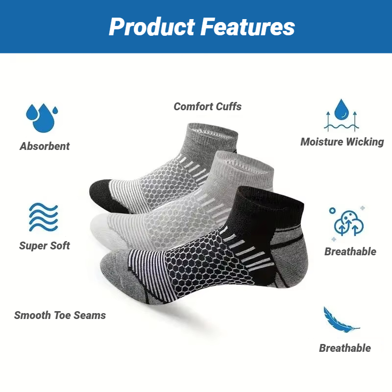 6 Pairs Men'S Short Sports Soc - Candle Wick review and price
