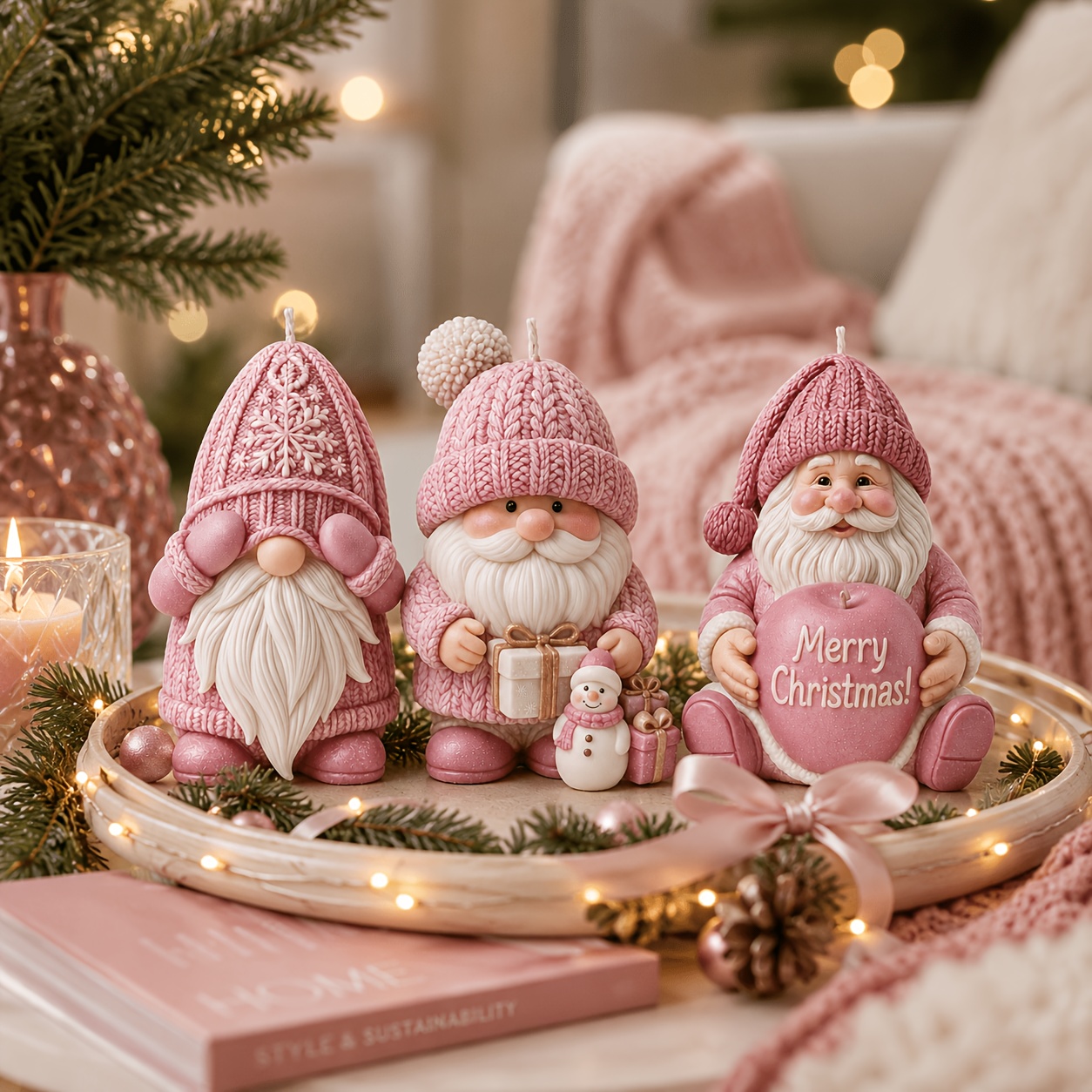 Xmas Holiday Gnome Silicone Ca - Candle Making Kit review and price