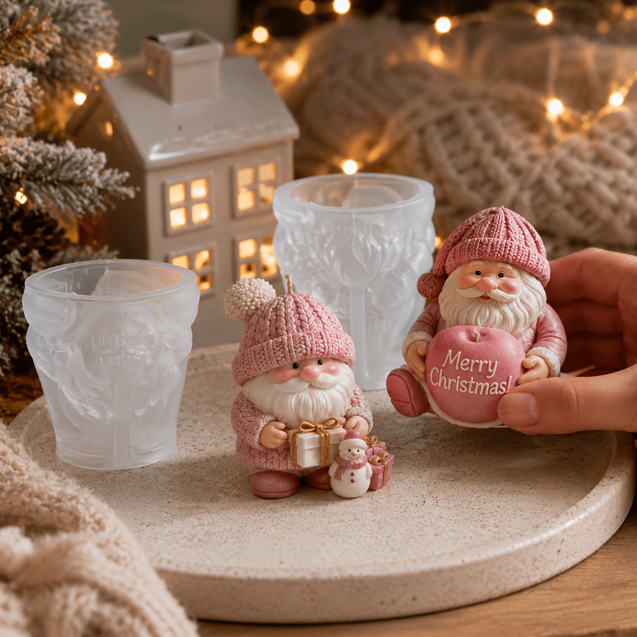 Xmas Holiday Gnome Silicone Ca - Candle Making Kit review and price