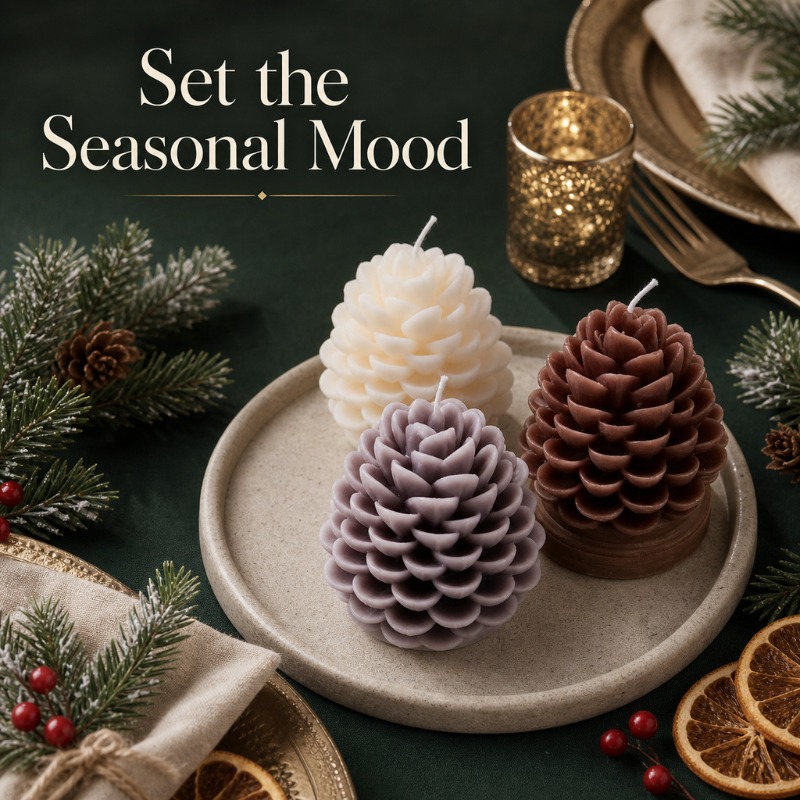 New Handmade Pinecone Scented  - Soy Wax review and price