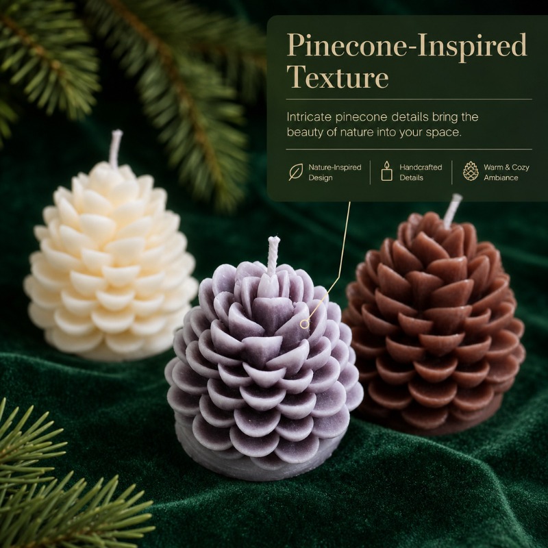 New Handmade Pinecone Scented  - Soy Wax review and price