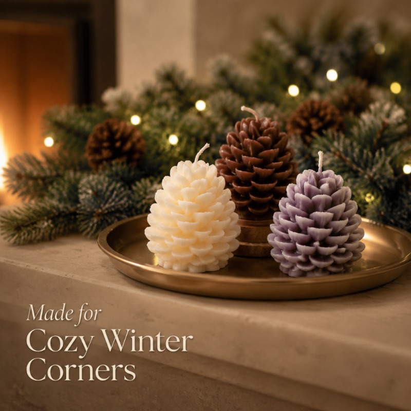 New Handmade Pinecone Scented  - Soy Wax review and price