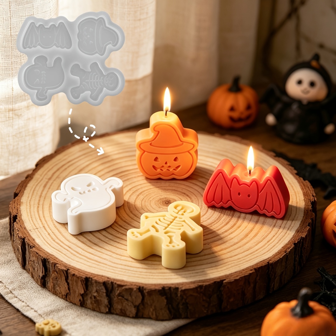 4-cavity silicone resin mold s - Candle Molds review and price