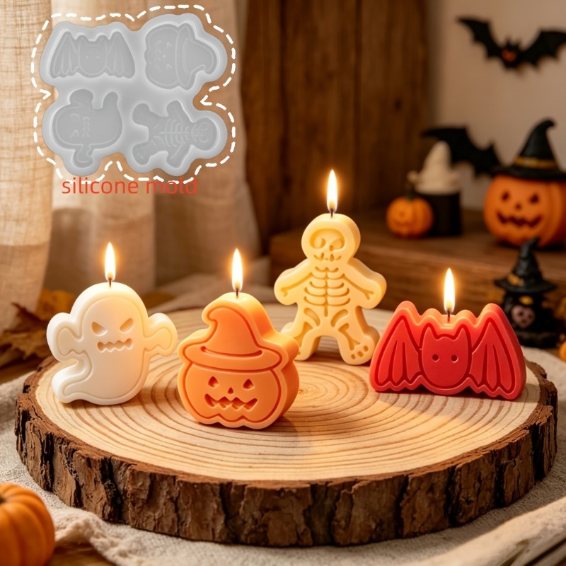 4-cavity silicone resin mold s - Candle Molds review and price