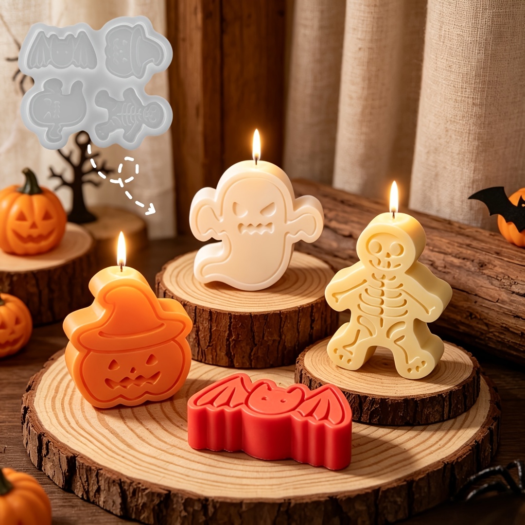 4-cavity silicone resin mold s - Candle Molds review and price