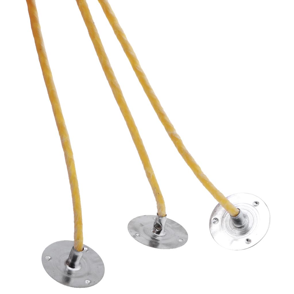 50Pcs Yellow Hemp Beeswax Cand - Candle Lighter review and price